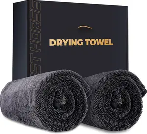 2-Pack Microfiber  Drying Towel   24 x 36, Streak-Free, Scratch-Free, and Ultra-Absorbent for Effortless  Detailing