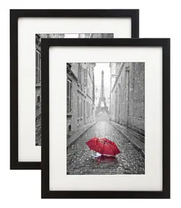 Americanflat Picture Frame | Includes Mat | Set of 2 | Classic Molding | Signature Collection