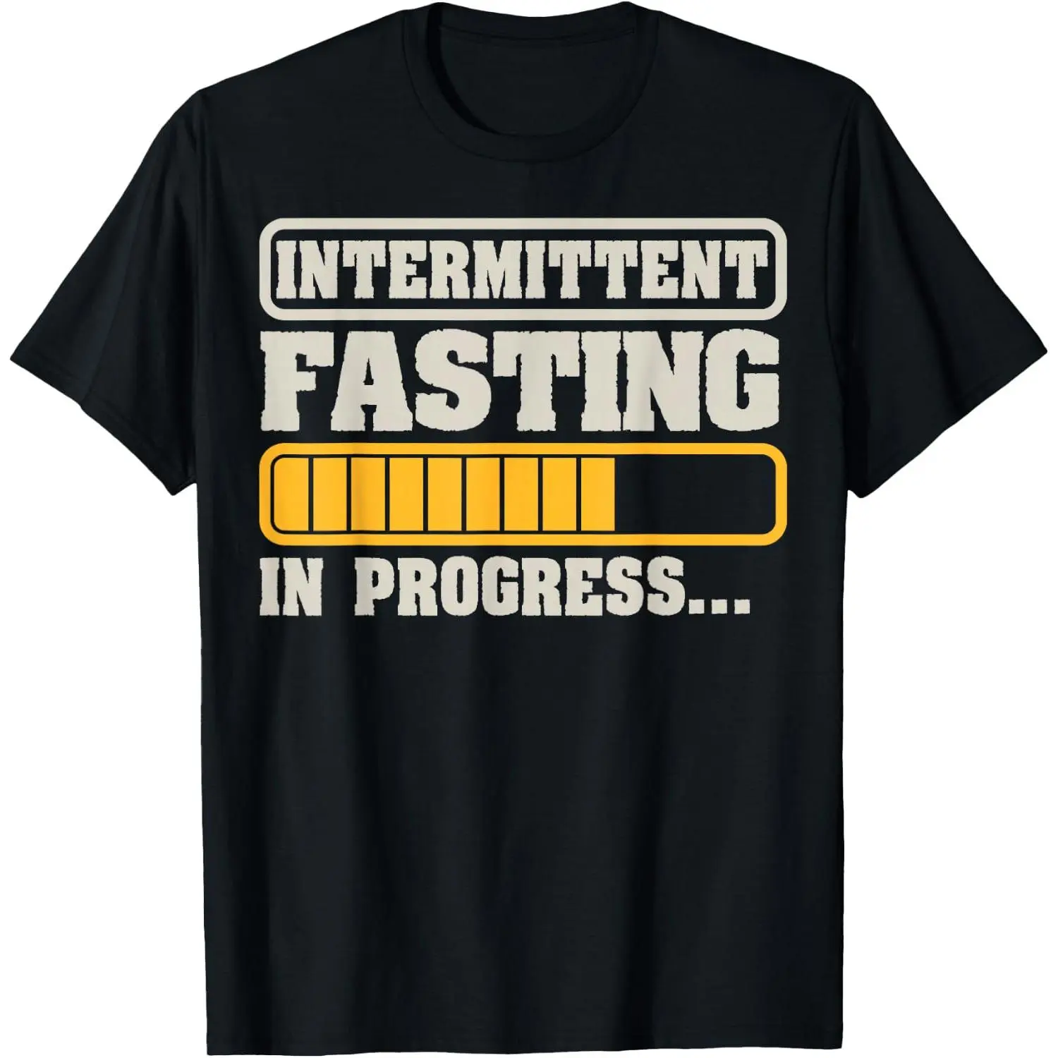 100%cotton Intermittent Fasting in Progress Healthy Eating Habit Diet T-Shirt