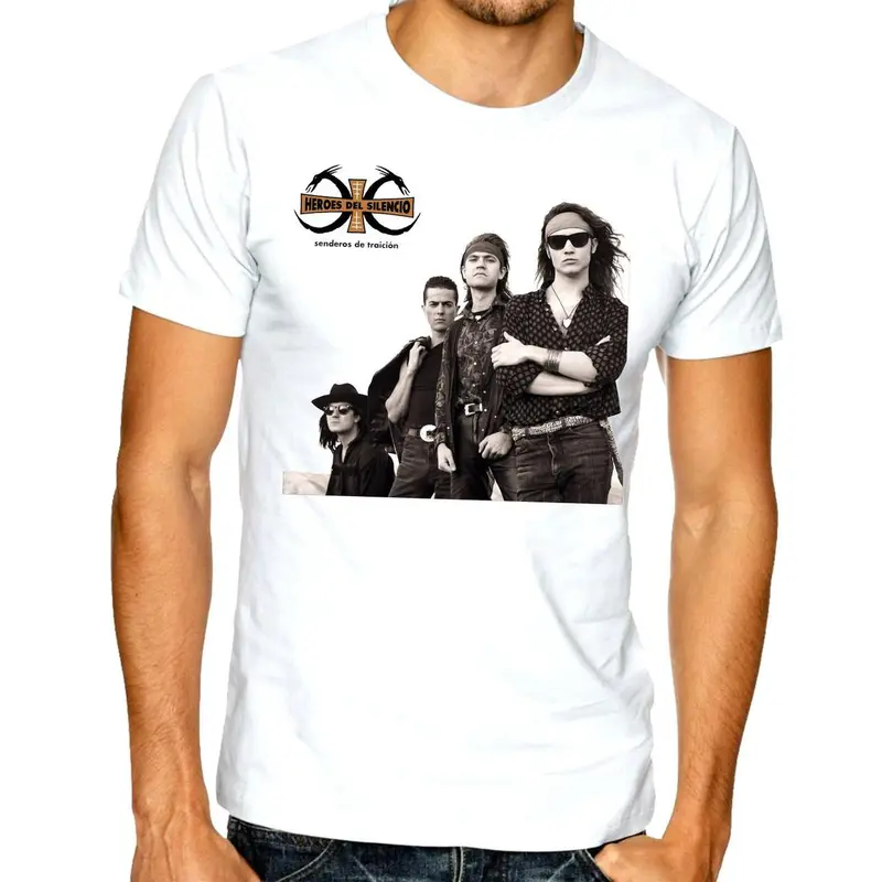 t shirt heroes del silencio - TikTok Shop