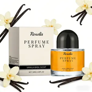 Vanilla Basil Perfume, Gentle Niche Vanilla Scent, Fresh Soft Pleasant Fragrance, Perfect Date Attraction, Elegant Light Perfume