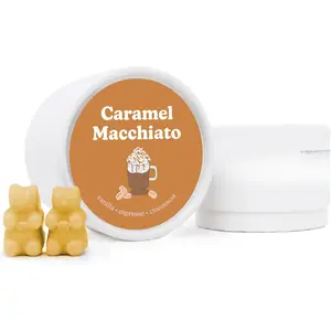 Caramel Macchiato Soy Bear  Melts -   Coffee Scented, Infused with Essential Oils - Non  and Pet Safe For Warmers (4 oz Tin)