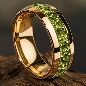 Elegant style men's ring, engagement and Valentine's Day gift, suitable for couples, fathers and friends,