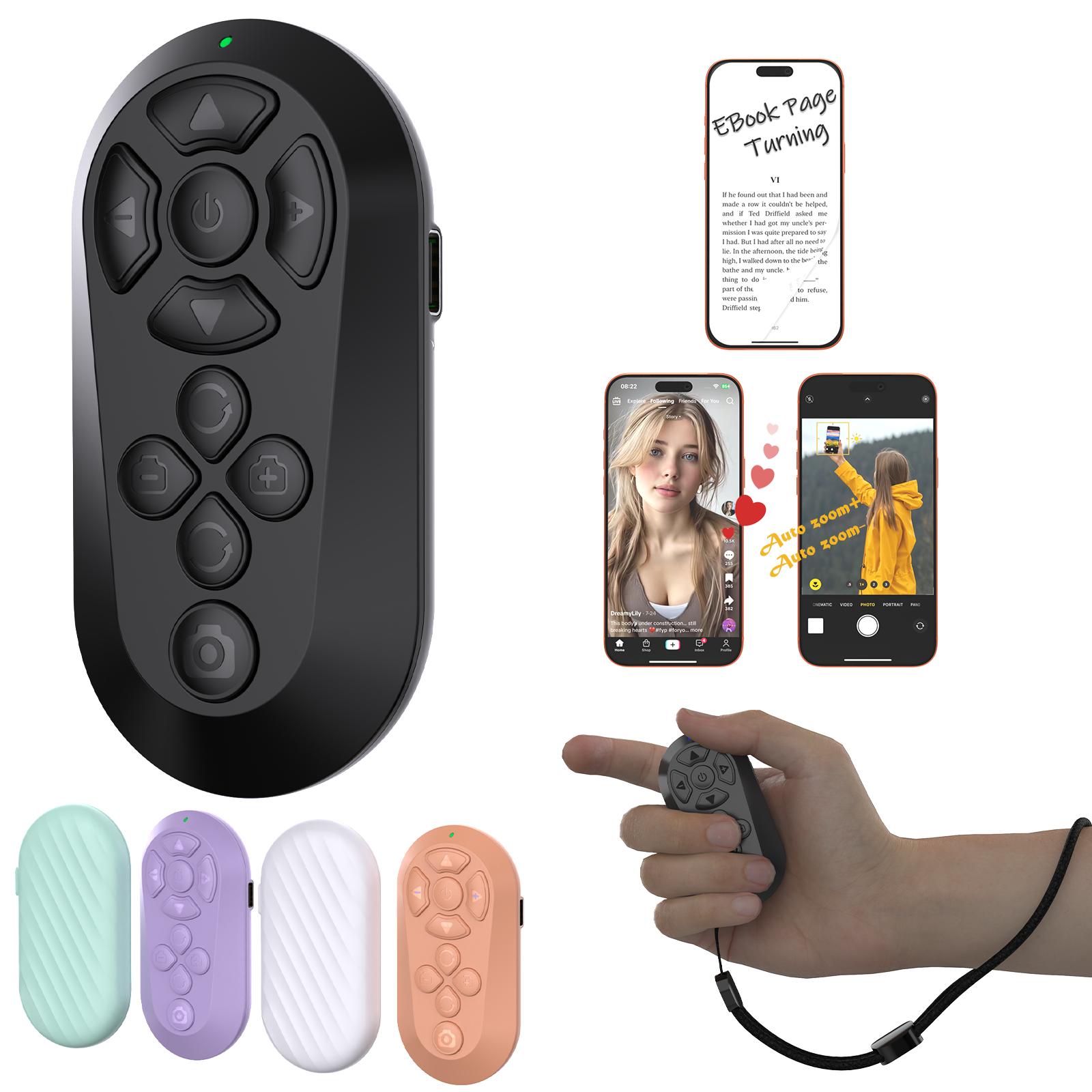TikTok Scrolling Remote 2026 Page Turner Camera Shutter for iPhone & Android