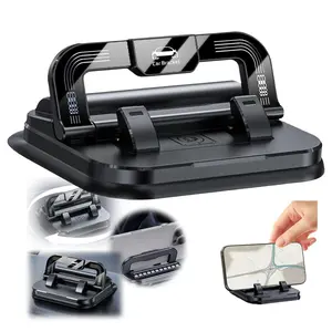 2026 New Car Phone Holder 360 Degree Rotation Suitable for Car Navigation in-Car Dashboard Universal Dashboard Phone Holder 360 Rotatable Dash Cell Phone Holder Dash Mounted Mobile Holder