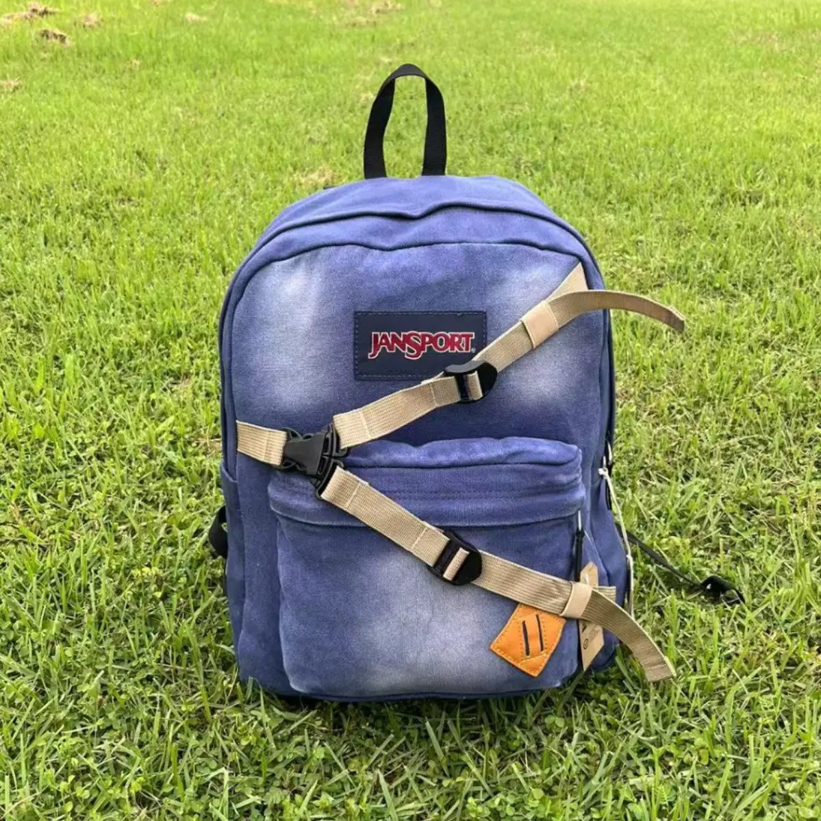 JanSport "The Amazing Spider-Man" Denim Backpack – Stylish Collegiate-Style Unisex School Bag, Lightweight Backpacks For School, Daily Book Bags For Students