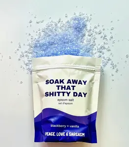 Soak Away That Shitty Day Epsom Salt Bath Soak