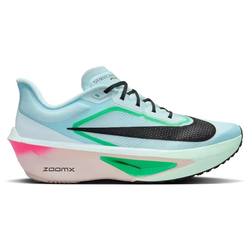 Nike Zoom Fly 6 Glacier Ice Hyper Pink Green Shock Black (men) by StockX
