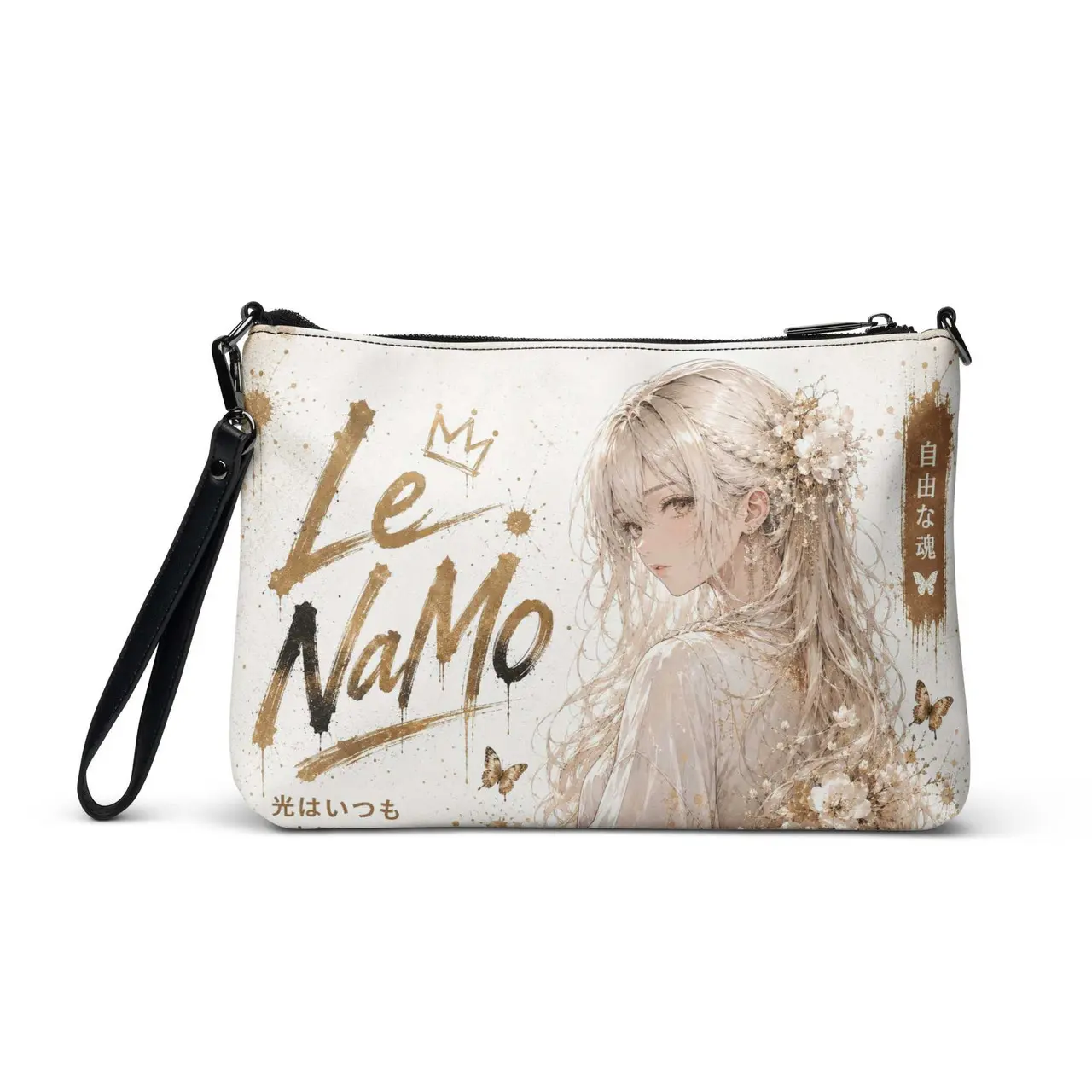 Le NaMo Golden Light Serenity Crossbody Bag