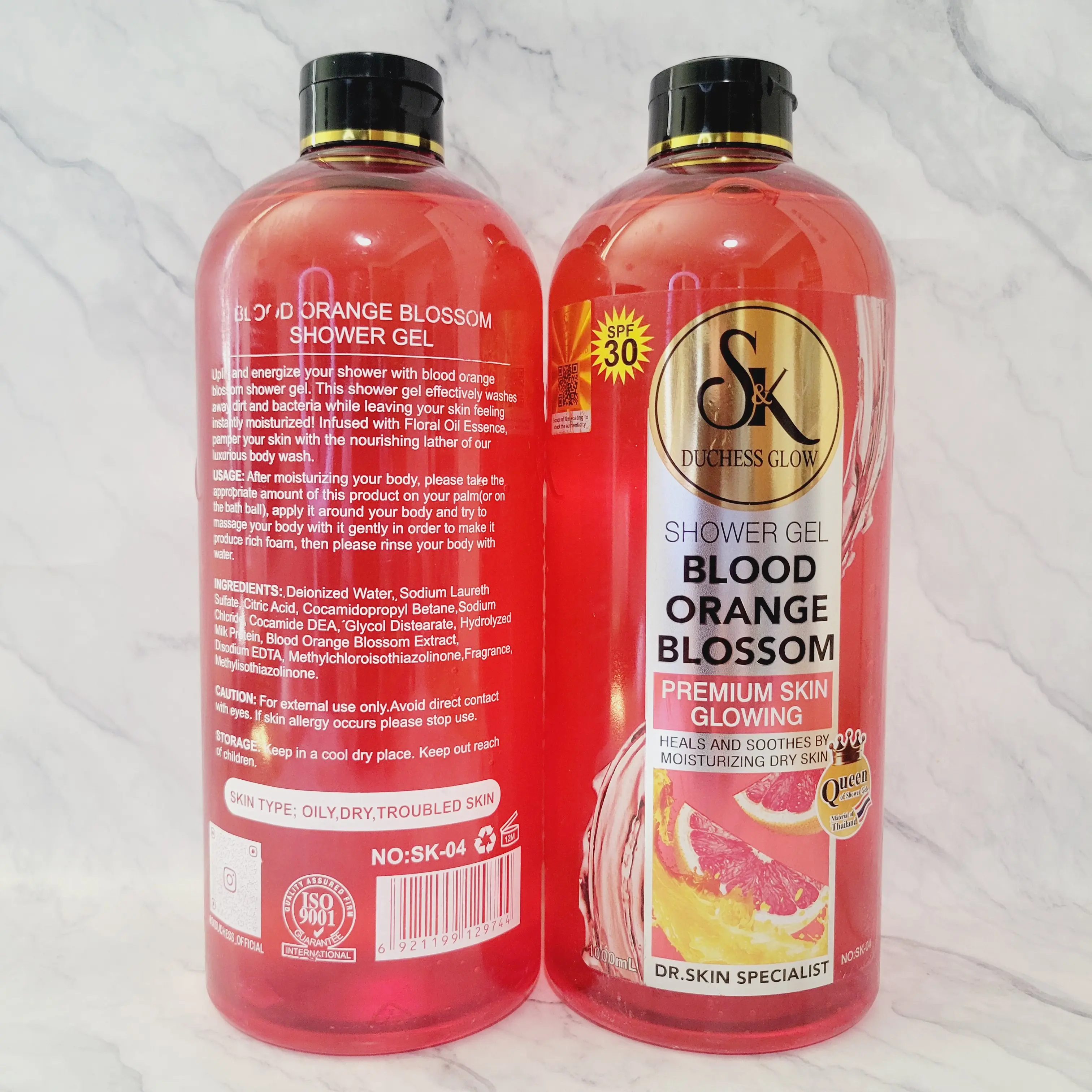 Duchess Glow Blood Orange Blossom Shower Gel