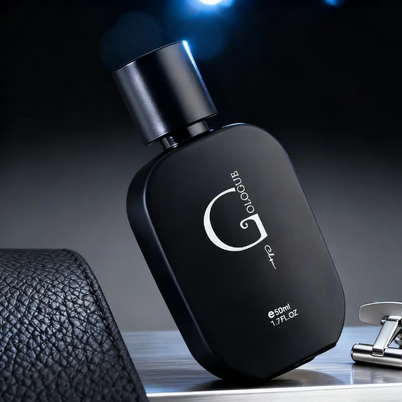 Men's Cologne - Crisp Citrus Woody Musk Scent, Modern Edge Versatile Fragrance for Youth, Business Meetings, Lazy Sundays, Matte Black, Daily Wear, Fresh Musky, Alcohol-Free, Contains Neither, Masculine, Regular Edition, No