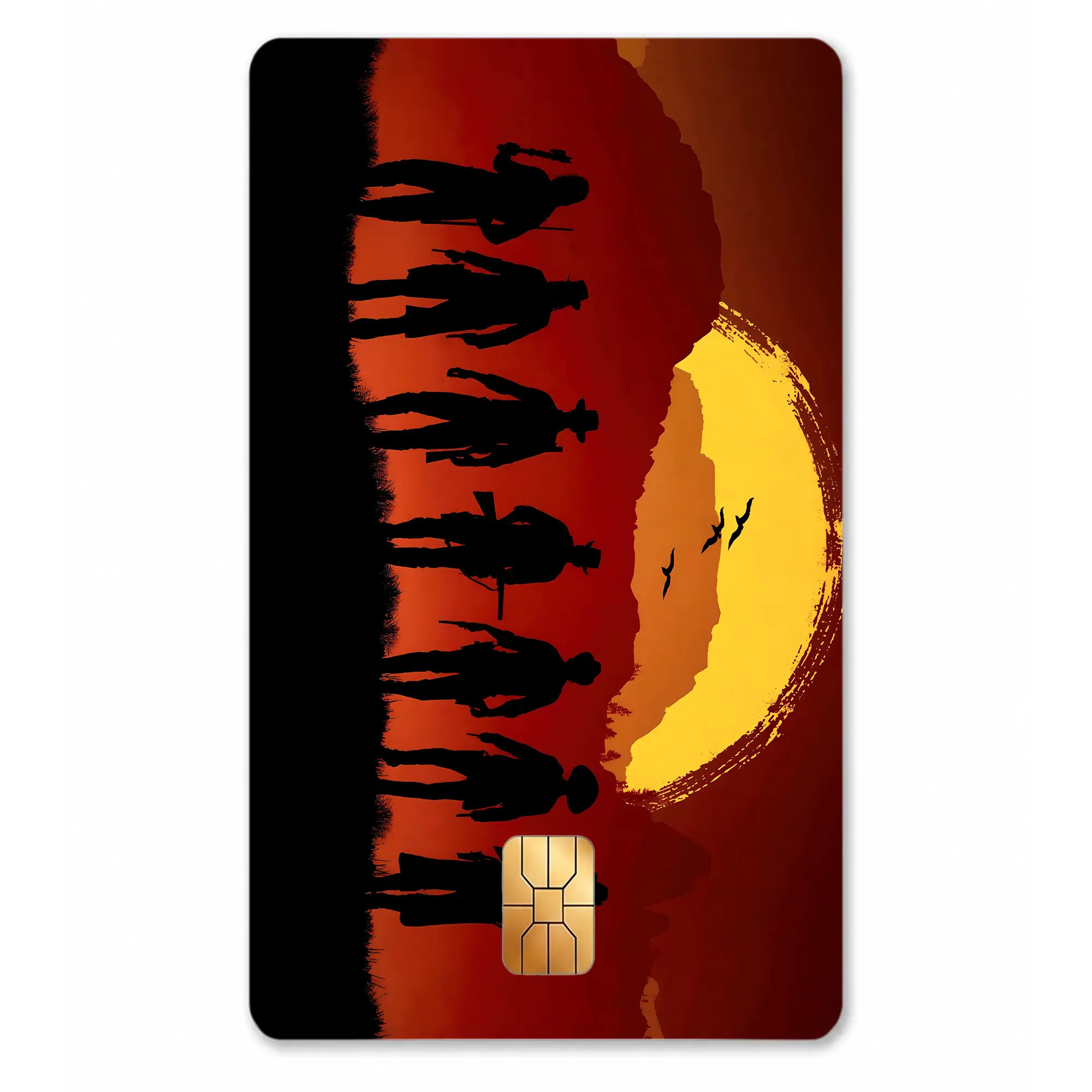 Outlaw Wallet Card Skin, Red Dead Redemption 2 Debit Card Sticker, Cowboy Aesthetic Card Decal, Rockstar Gamer Merchandise, Western Fan Accessory