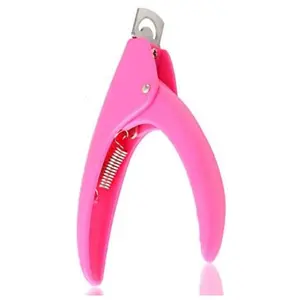 Professional Acrylic Nail Clipper - Adjustable Stainless Steel False Nail Tip Cutter for Artificial Gel Nails - Sharp Edge Trimmer Manicure Tool for DIY Home & Salon Nail Tech Supplies