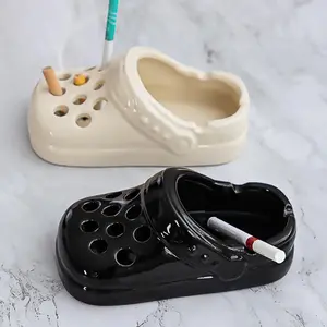 Ashtray with Toilet Plunger Design, 1 Count Creative Decorative Ashtray, Ashtray for Home Office, Home Decor, Office Decor, Living Room Decor, Ornaments