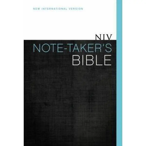 Used NIV Note-Taker's Study Bible - Complete Text Hard Cover by Zondervan, English Bestselling NIV Translation for Private Worship, Note-Taker's Bible