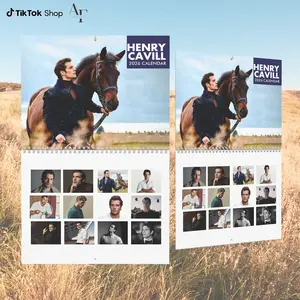Henry CavilI Calendar 2026, Classic Gentleman Inspired Wall Calendar, Retro Hollywood Aesthetic, 12 Month Poster, Gift Decor