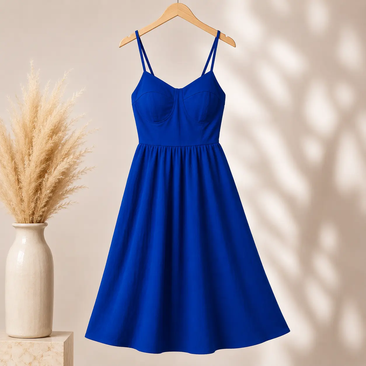 Women's Breathable Casual Flowy Summer Midi Dress
