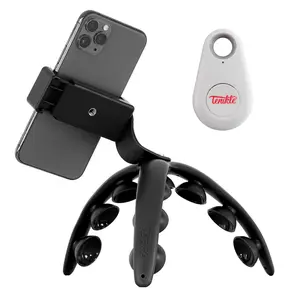 Black Tenikle PRO Universal Phone Mount Tripod & Shutterbug Bluetooth Remote Bundle - TikTok Creator's Edition (As Seen On Shark Tank)