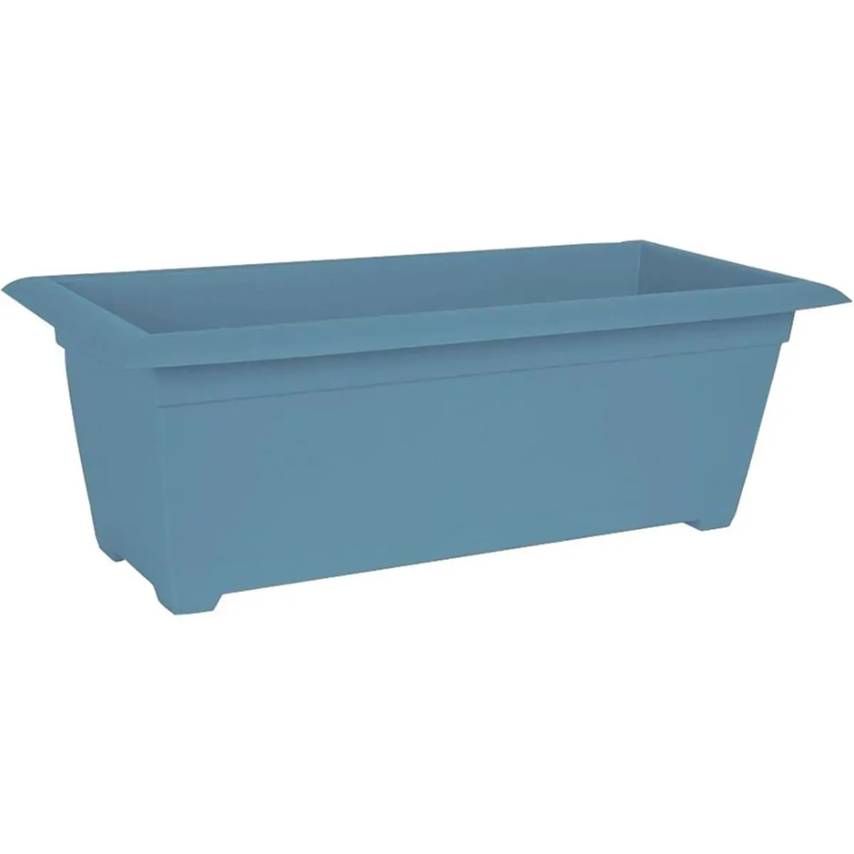 Bloem 24 in. Dayton Large Rectangular Recycled Resin Window Box - High-Quality Outdoor Plant Pot for Plant Decor & Flower Garden, Stable Ornamental Planter, Luxurious Look, 1.75 lbs