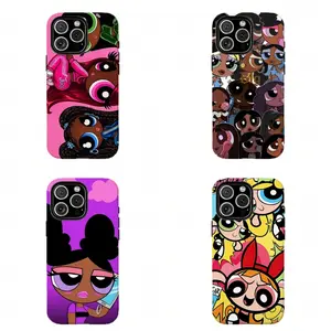 P0werpvff Girls Phone Case,90s Cartoon Aesthetic Gift for Her,Tough phone case,for iPhone 17 16 15 14 13 12 11 Pro Max X XS for Samsung S21 S22 S23 S24 S25 S26 Plus Ultra,The Best Gift for Yourself, Friends, and Family, Phone Accessories