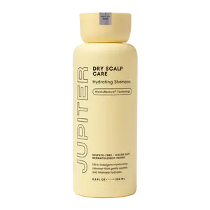Jupiter Hydrating Shampoo for Dry Scalp, Flakes and Tightness, Sulfate Free, Natural Fragrance - Vegan - Color Safe & Paraben Free