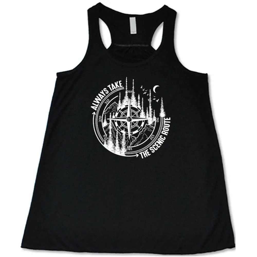 CVG Always Take The Scenic Route Shirt Women's Tank Top