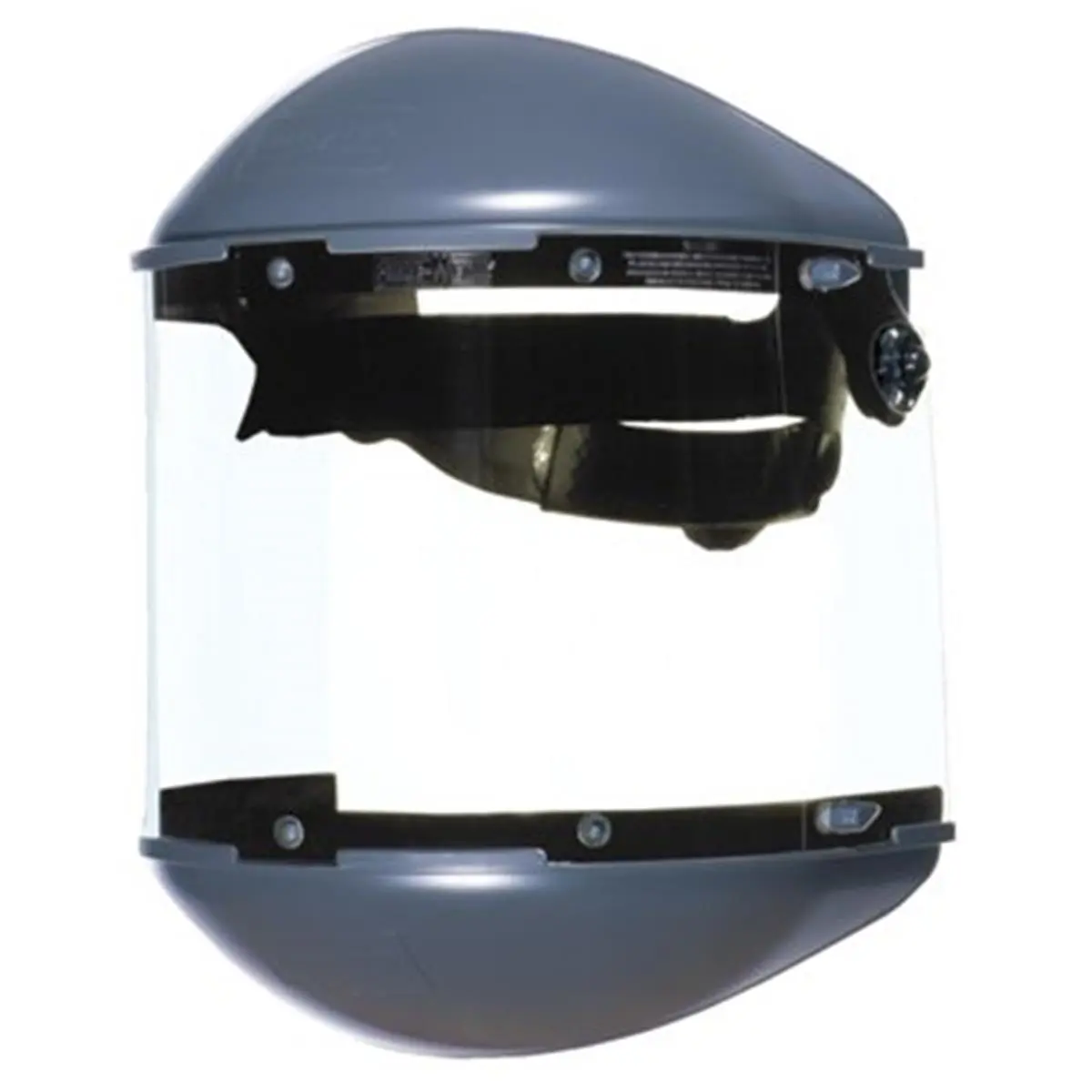 Fibre-Metal Dual Crown High-Performance Work Faceshield with Ratchet Headgear, Adjustable Protective Visors, 16-1/2" w x 8" l Impact-Resistant Lens