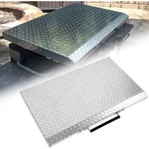 36" Griddle Cover Compatible with 36 Inch Blackstone Grill Griddle Lid Hard Cover with Stainless Steel Handle for Outdoor BBQ Hood Blackstone Griddle Accessories Waterproof Silvery Aluminum