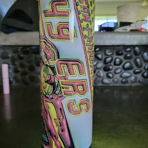 Red/Gold 20oz Skinny Tumbler Drinkware Reusable Portable Washable