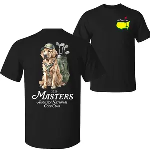 Goft Dog Shirt 2026 Retro Golden Retriever Unisex T-shirt, Funny Gif Cute Dog Golf Lover Gift, Golfer Fan, Master Golf, Augusta National Golf Club, Menswear, Gift for Women for Men