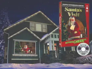 AtmosCHEERfx Santas Visit Digital Decoration on DVD