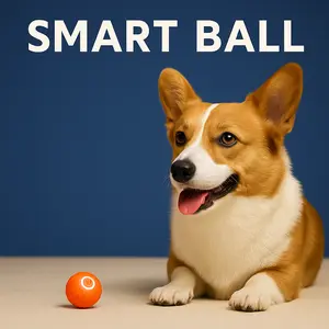 Smart Ball Interactive Dog Toys Durable Motion Activated Automatic Rolling Ball for Small Medium Large Dogs USB Rechargeable