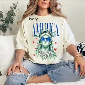 Sassy America Statue Of Liberty, 4th of July, Merica, Patriotic, Funny Patriotic T-shirt