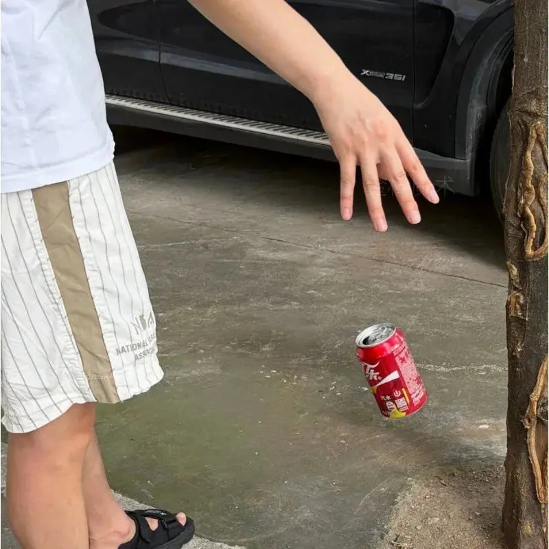 Levitation Magic Trick - Floating Can Retrieval Illusion