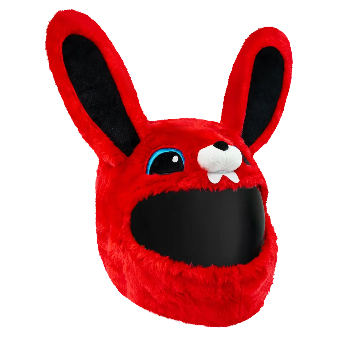 Motorcycle Helmet Cover - Red Bunny Motorcycle Helmet Cover - Red Bunny