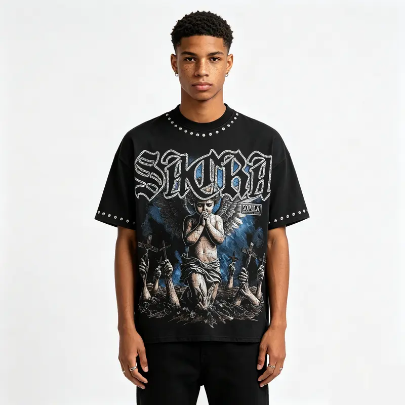 【HAVEL studio】Cotton Big T-sh T-Shirts