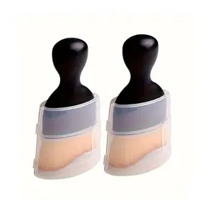 Premium Car Interior Cleaning Brush Set, 2 Counts Gentle Soft Bristles for Scratch-free Detailing Brush, Comprehensive Auto Interior Dusting Tools with Protective Cover, Car Accessories