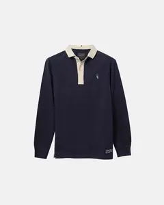 'Le Rugby' Classique Navy Rugby Shirt