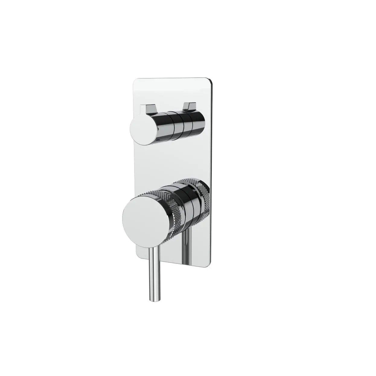 DAX Square Shower Valve with 2 Functions Chrome Finish (DAX-12542-CR)