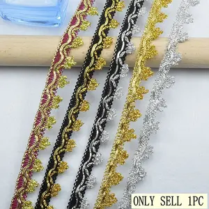 3meters/118.11in New Fashion Lingerie Lace Trim, Elegant Headwear Accessories, Three Flower Ribbon Edge, Lace Scallop Trim