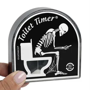 Katamco Toilet Timer Skeleton Edition, Funny Gift for Men, Husband, Dad, Birthday, Christmas, Halloween, Retirement Set Unicorn