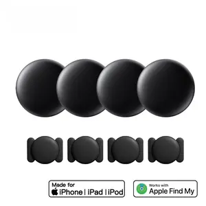 Mini Magnetic GPS Car Tracker 1/ 4Pack GPS Tracker Strong Magnetic Car Vehicle Tracking Anti-loss Positioning Device Car Locator work with Apple Find My APP