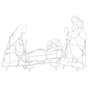 Northlight 3-Piece Holy Family Nativity OutdoorDecor Set