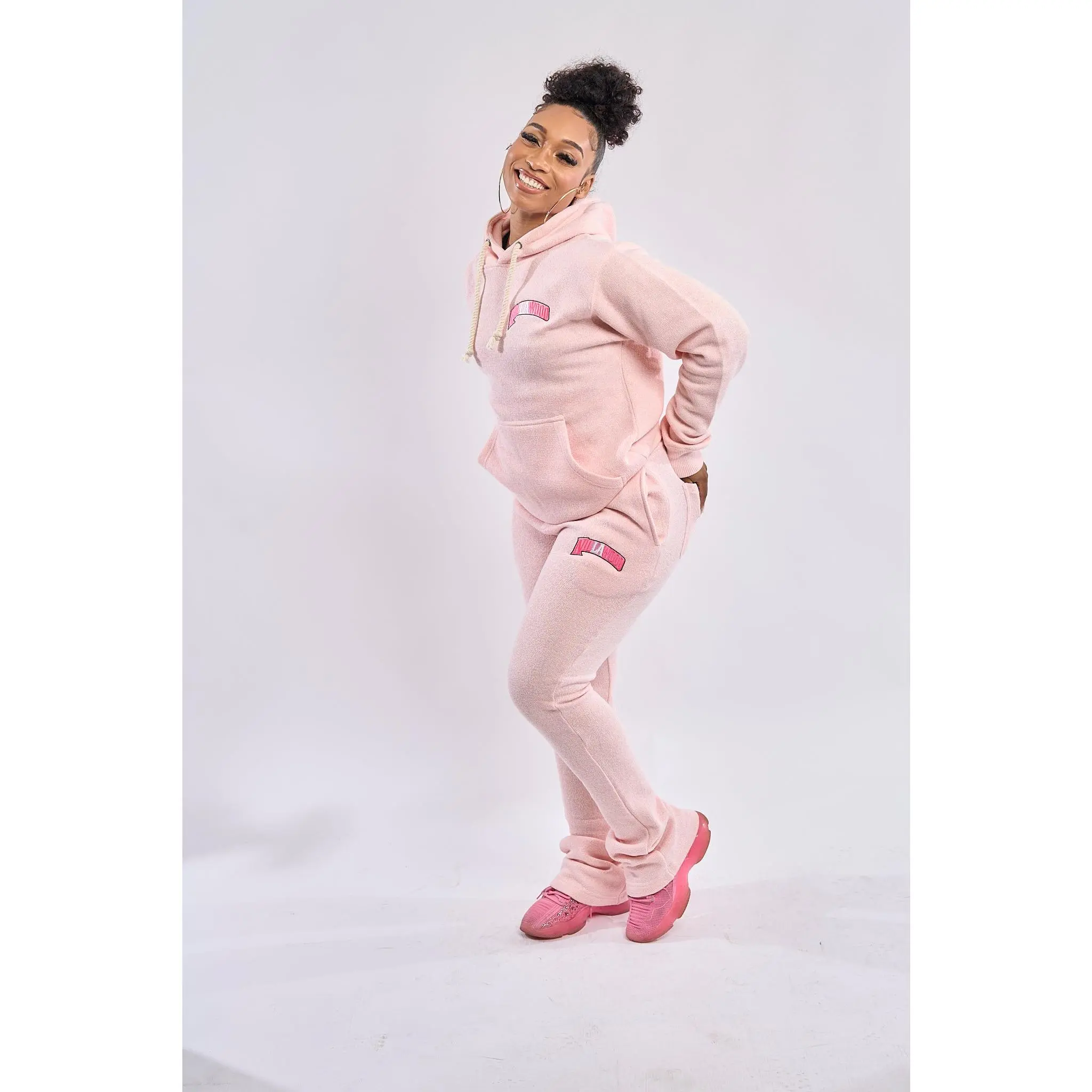 Pink Nillawood Knit 2Pcs Set