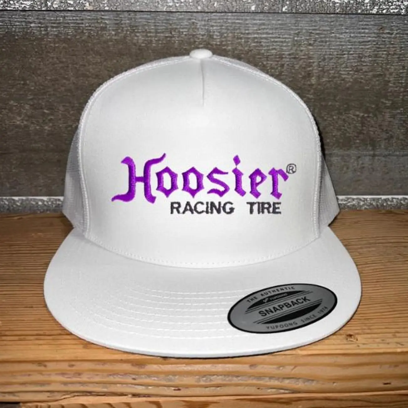 HOOSIER Racing Tire Embroidered Retro Hat Trucker Hat Many Colors Snapback Hat, Unisex Casual Street Style, Gift Idea For Her Him, Unisex Everyday Wear