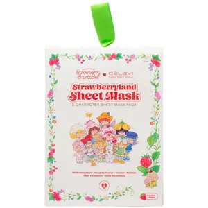 CELAVI X STRAWBERRY-LAND 5PK face mask