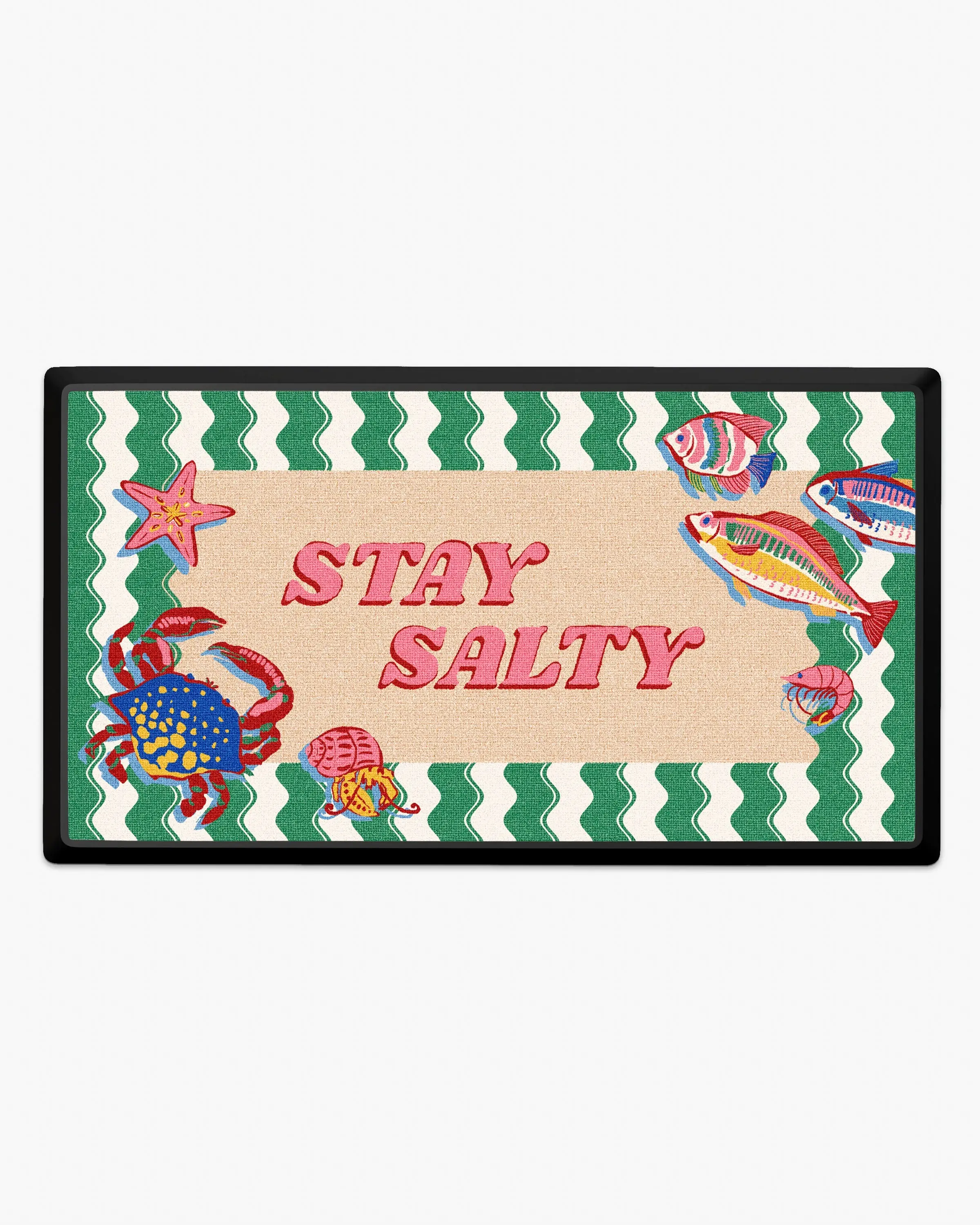 Stay Salty Green Large Doormat