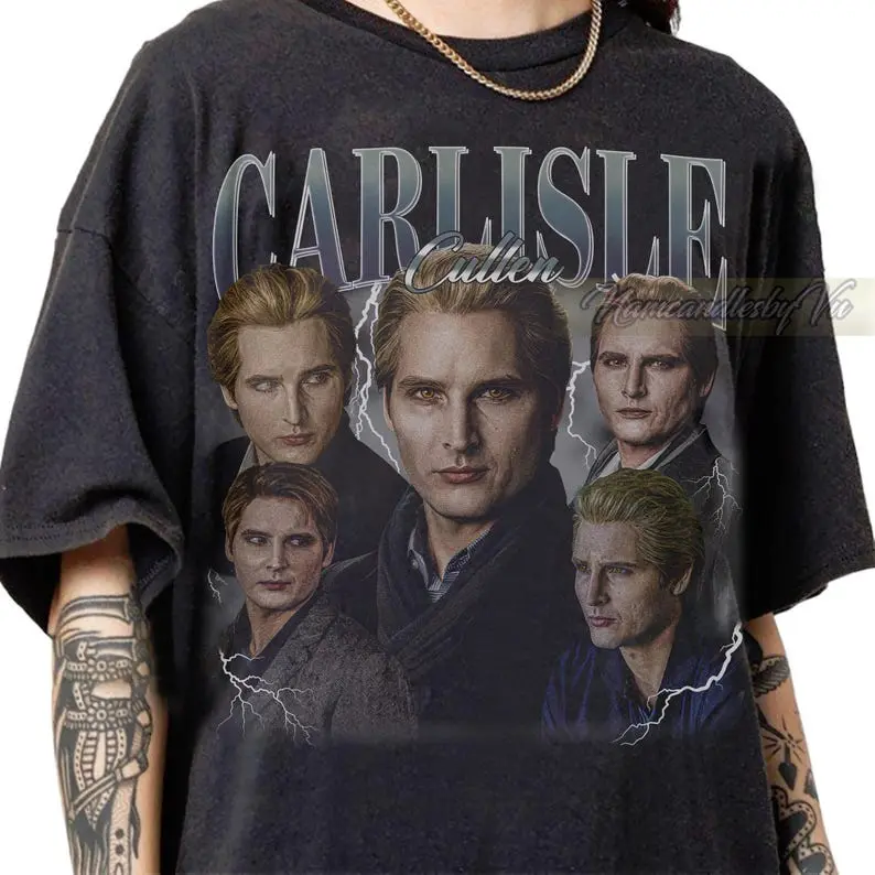 Vintage 90s Bootleg Retro Carlisle Cullen T-shirt, Carlisle Cullen Movie Fan Gifts Sweatshirt, Retro Carlisle Cullen Graphic Vintage Tee