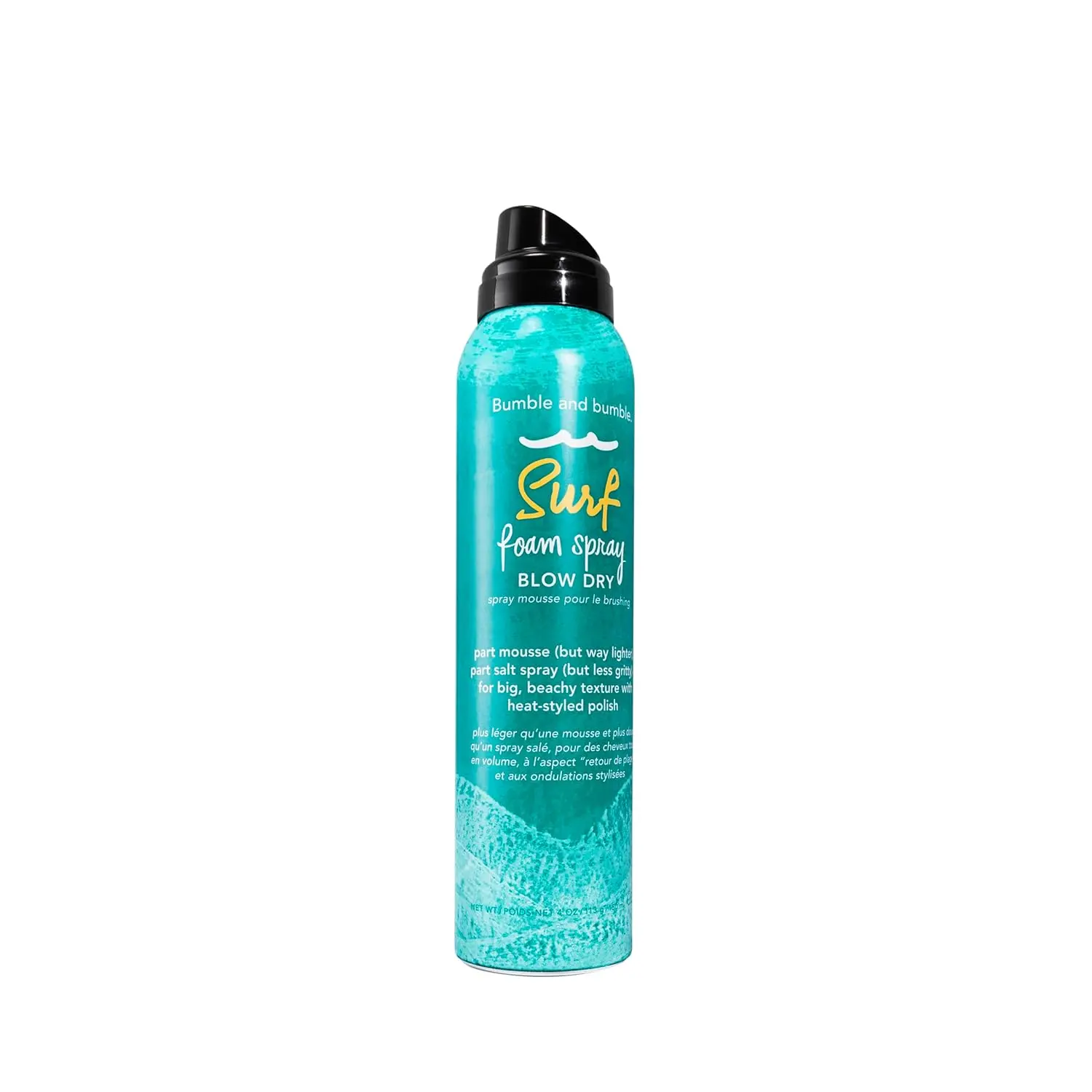 Bumble and bumble Surf Foam Spray Blow Dry, Textured Haircare Product with UV Protection, Mousse, Coconut, Sun Protection, Salt Spray, Voluminous Hair, Coconut Oil