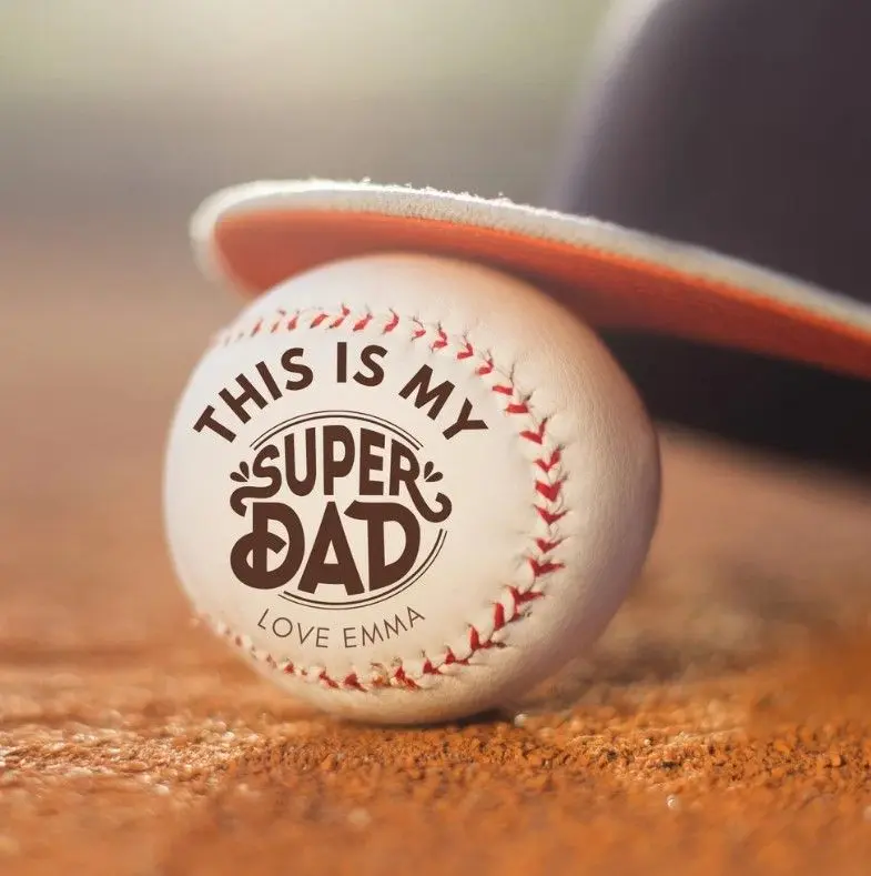 Personalized Baseball Gift,Father Day Baseball,Gift from Daughter,Dad Gifts,Baseball Coach Dad,Custom Baseball,First Father Day,Gift For Him